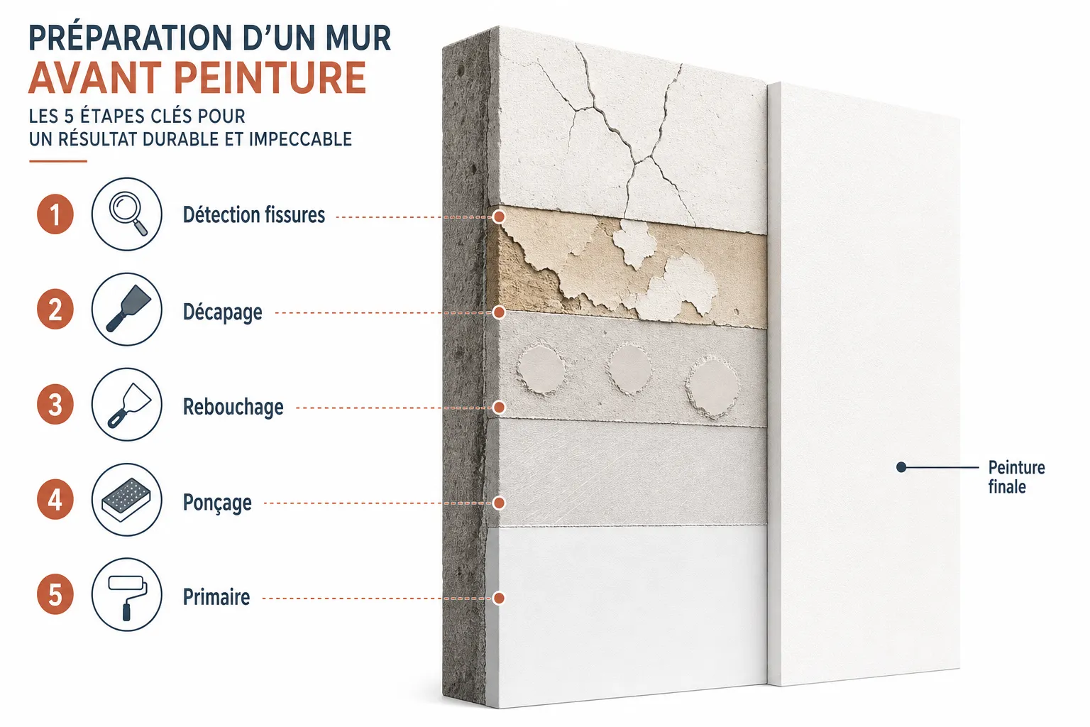 Préparer ses murs avant de peindre : les étapes clés