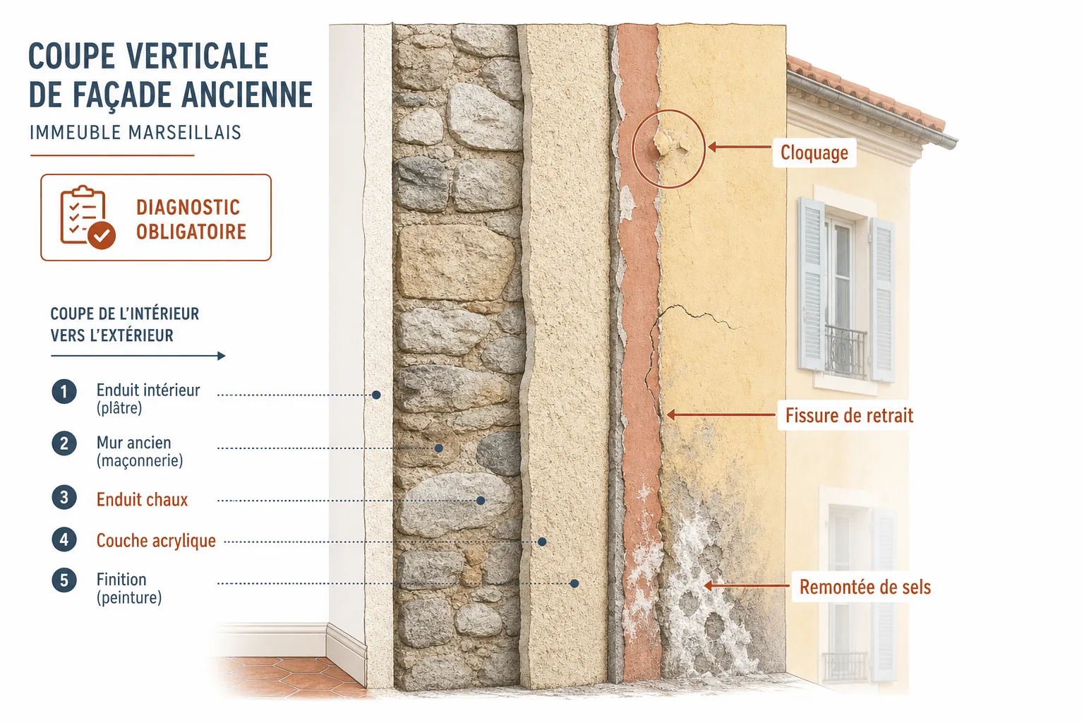 Ravalement de façade : les règles à Marseille