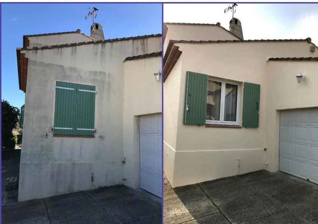 Façade rénovée à Marseille